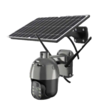 WIFI Intelligent IP Cameras with Solar Pannel 360 Degree Monitor 1080P 4G Sim Card /WiFi Solar PTZ Speed Dome Cameras Security Low Power Consumption Wireless CCTV Outdoor Security Monitor